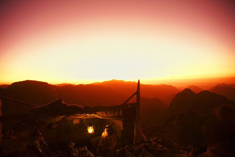 Sunset on Mount Gebel, Egypt